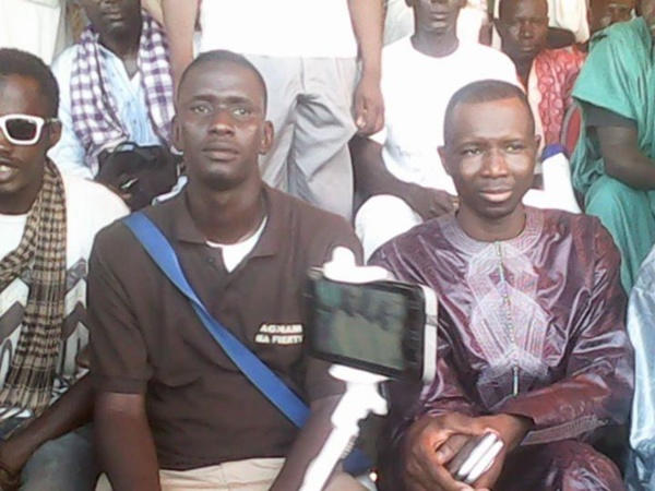 Gelongal (en tshirt marron aux couleurs de l'APR) à côté du questeur de l'ASSEMBLÉE NATIONALE Daouda Dia, ci devant responsable du parti au pouvoir à Matam