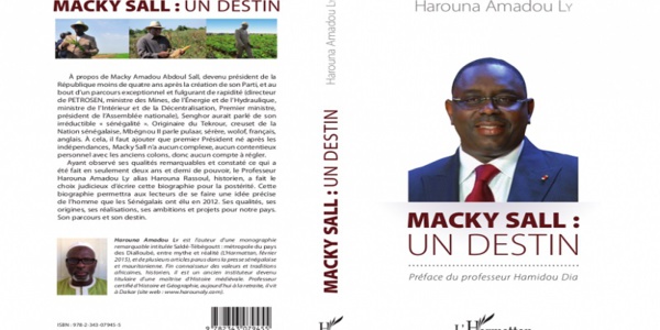 DÉDICACE DU LIVRE "MACKY SALL : UN DESTIN", LE 27 SEPTEMBRE PROCHAIN