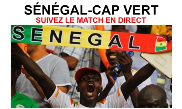 Sénégal-Cap Vert : Suivez le match en direct 