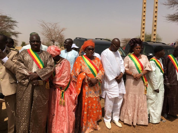 Amadou Kane a mobilisé toute la commune pour accueillir le président de la République ce matin a Ogo