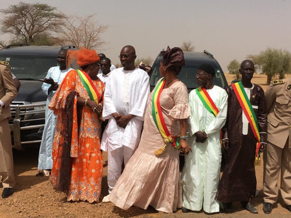 Amadou Kane a mobilisé toute la commune pour accueillir le président de la République ce matin a Ogo