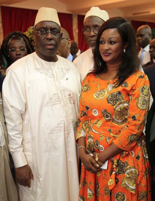 Rougui Bousso posant avec son mentor, le Pr Sall