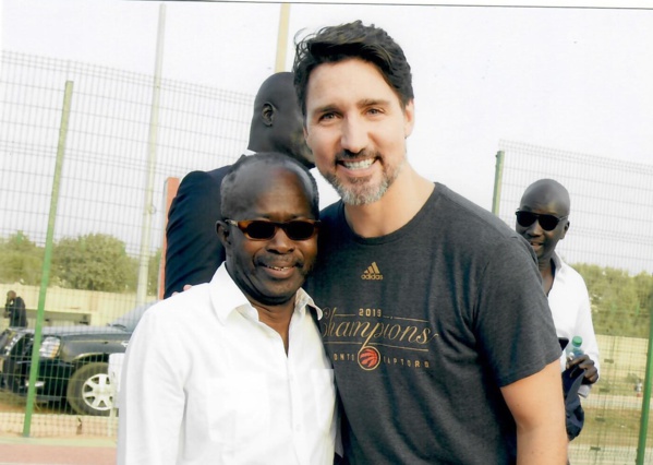 PHOTOS - Belle complicité entre Diagna Ndiaye, président du CNOSS et le Premier ministre canadien Justin Trudeau