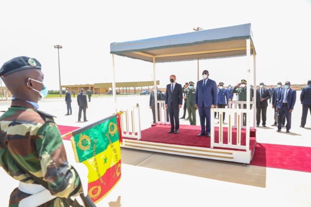 Le Chancelier de la République allemande Olaf Scholz séjourne à Dakar