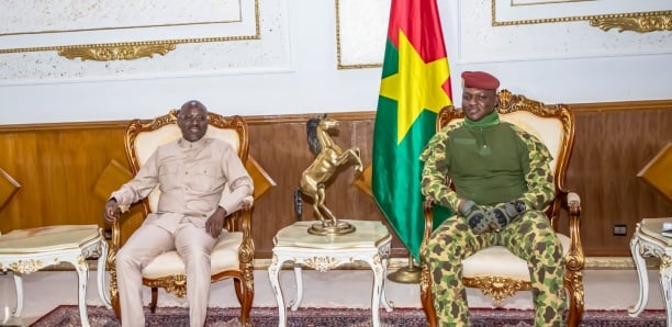 Burkina: Guillaume Soro rencontre le capitaine Traoré