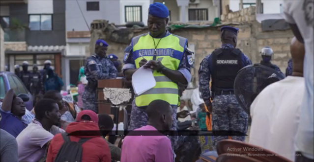 Opération de sécurisation à Dakar: La gendarmerie procéde à des interpellations, la destruction de baraques et la saisie d'armes