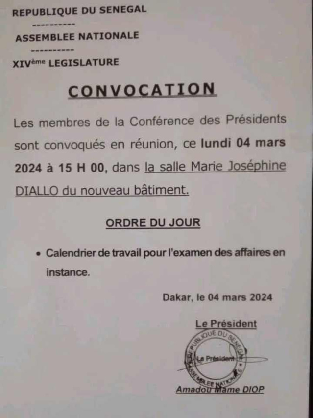 [Documents] Loi d'amnistie : Macky Sall dévoile les motifs