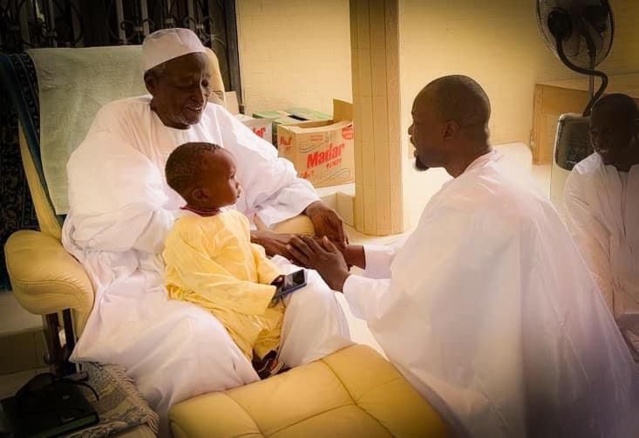 Après ses visites chez Serigne Cheikh Saliou Mbacké, Serigne Habib Sy...Le Pm, Ousmane Sonko, réagit