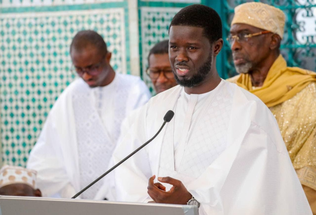 Le Président de la République, SEM Bassirou Diomaye Faye, a effectué la prière de la Tabaski à la grande mosquée de Dakar (IMAGES EXCLUSIVES)