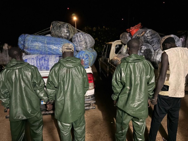 Lutte contre le trafic de drogues-   845 kg de chanvre indien saisis au large de Djifère