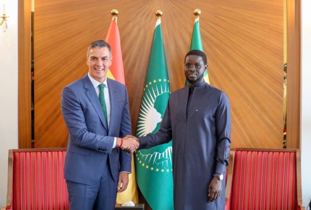 En séjour au Sénégal,  le Président du gouvernement Espagnol reçu par le l'État Bassirou Diomaye Faye 