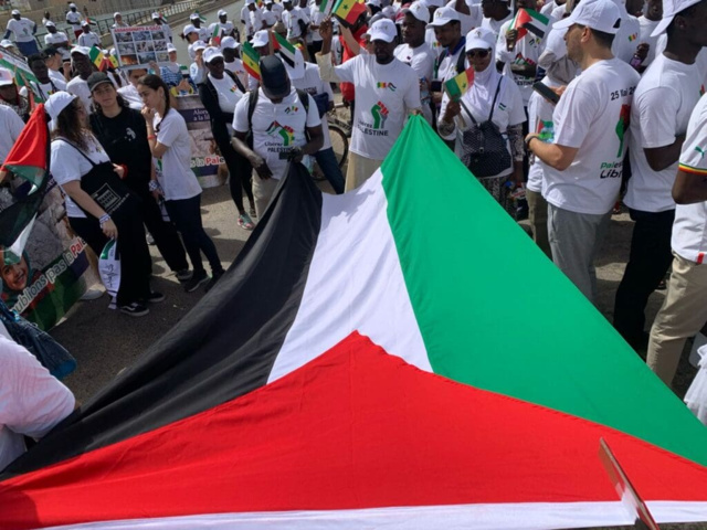 RASSEMBLEMENT PACIFIQUE DE SOUTIEN À LA PALESTINE | OUSMANE SONKO ANNONCE SA PARTICIPATION