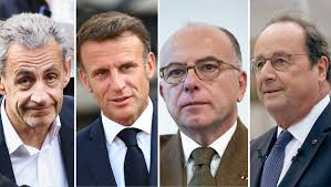 NOUVEAU PREMIER MINISTRE: CAZENEUVE, HOLLANDE ET SARKOZY REÇUS PAR MACRON À L'ÉLYSÉE LUNDI