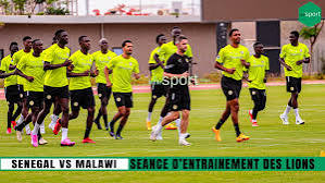 MATCH MALAWI-SÉNÉGAL : DERNIÈRE SÉANCE D’ENTRAINEMENT DES LIONS