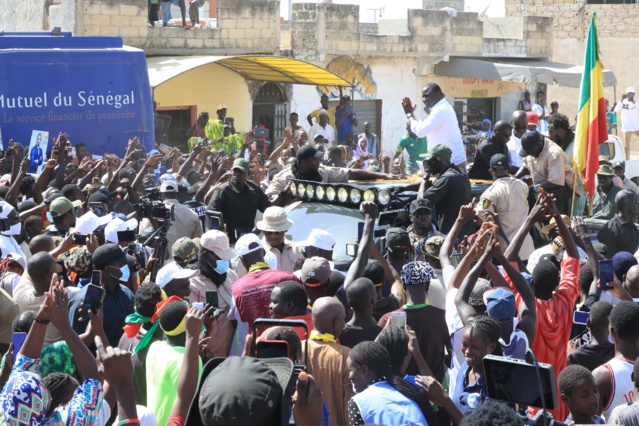 Campagne électorale à l'étape de Joal- Ousmane Sonko draine encore des foules !