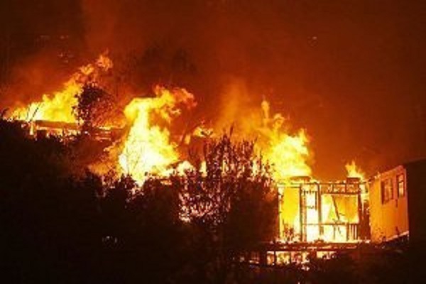 Incendie au marché central de Rosso Bethio