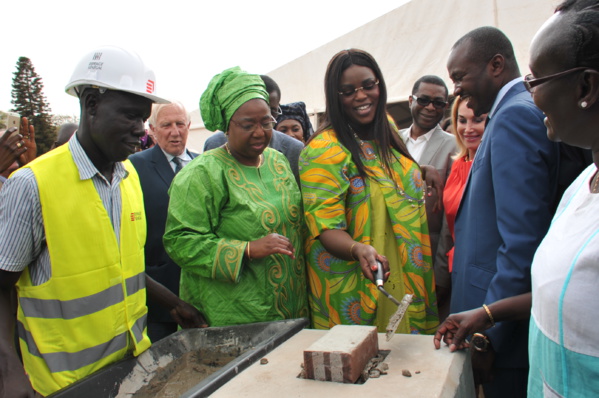 Il y'a un an, Mme Sall Marième Faye procédait à la pose de la ...première pierre du centre pour ces enfants malades du coeur