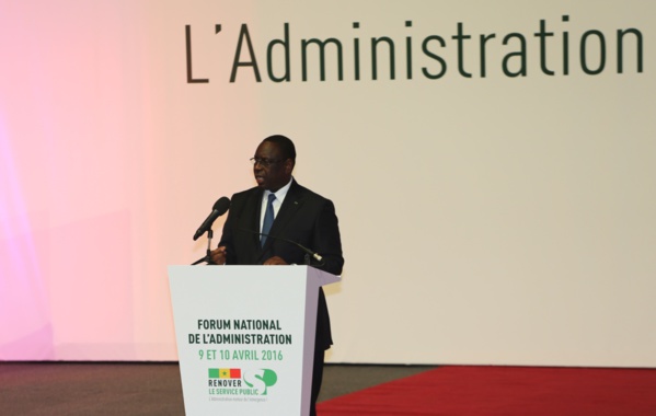 Voici l'intégralité du discours du Pr Macky Sall au Forum National de l'Administration !