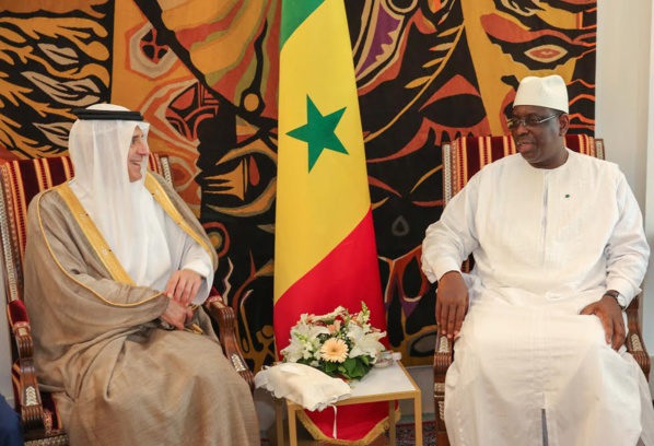 Macky Sall a bel et bien reçu le ministre des affaires étrangères Saoudien...Voici la version officielle!