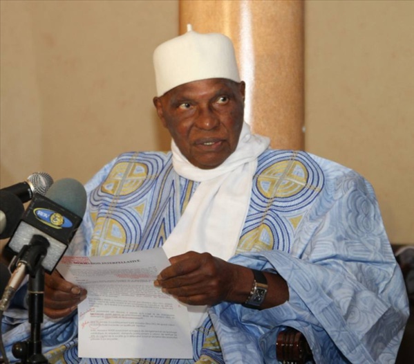 Abdoulaye Wade: "Je sais que malgré les différentes déclarations de Macky SALL la date des élections législatives n’est pas fixée dans leur schéma  (...)"