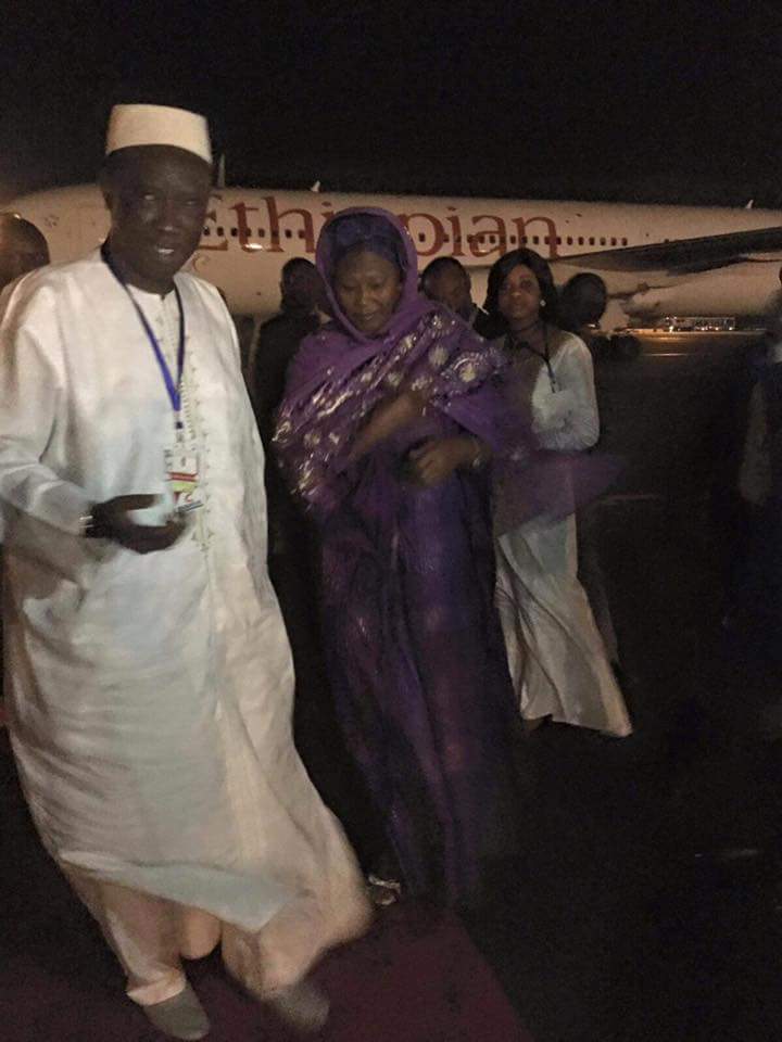 Première sortie officielle de Fatoumata Tambajang vice présidente de la GAMBIE