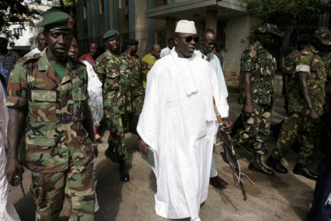 Saisies d’armes à Kanilaï et au palais présidentiel  de Jammeh