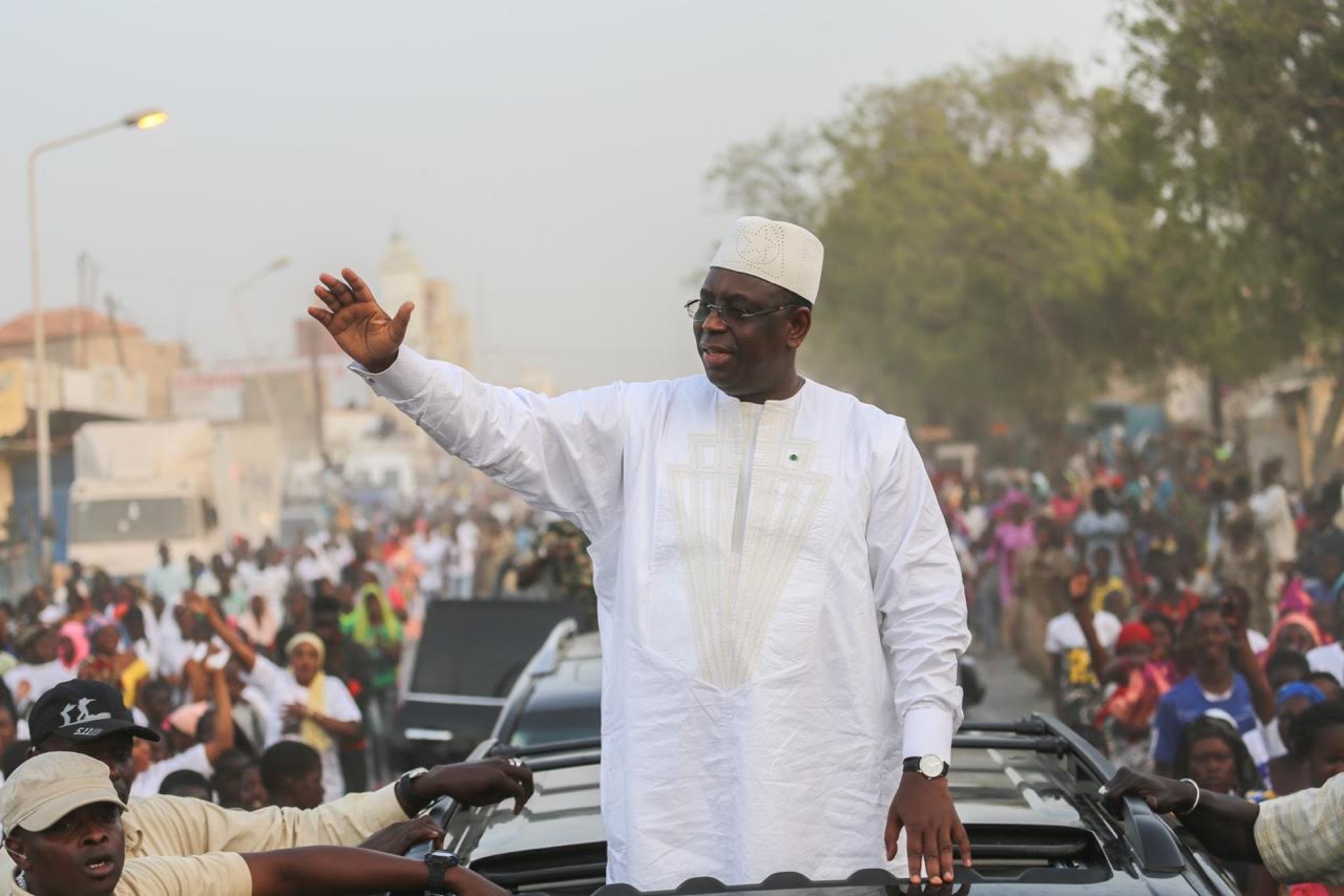 Accueil populaire du Pr Macky Sall à St Louis