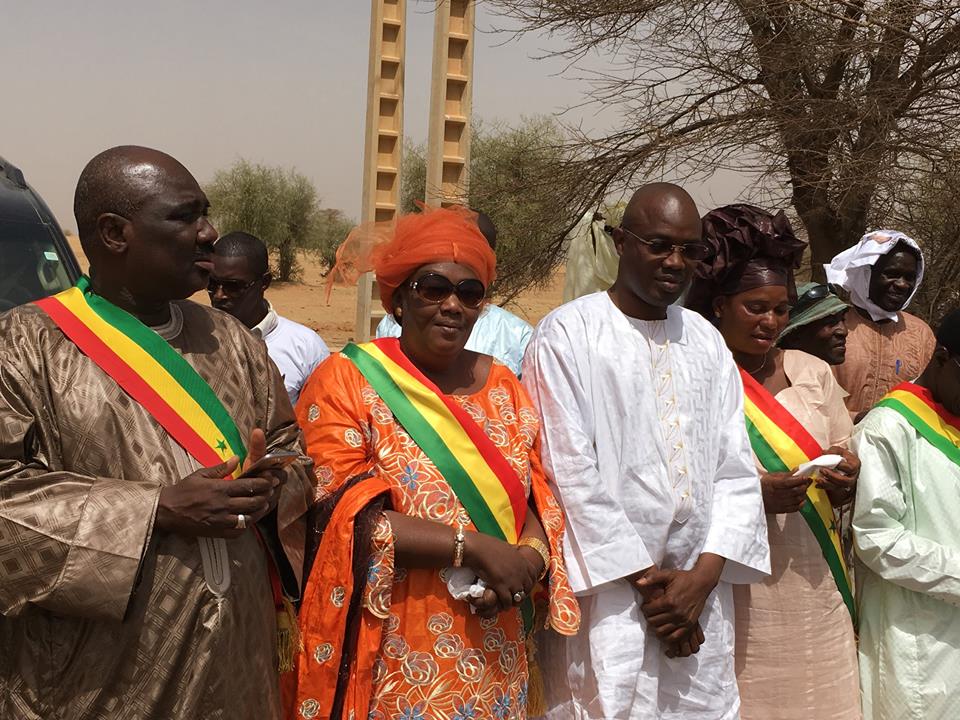 Amadou Kane a mobilisé toute la commune pour accueillir le président de la République ce matin a Ogo