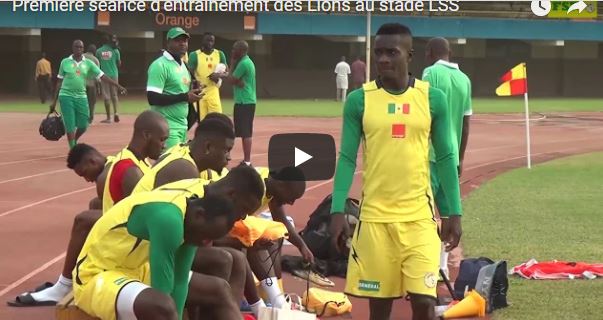 Le Sénégal au Mondial : Première séance d'entraînement des Lions au stade LSS