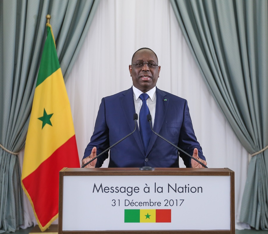 ​MESSAGE A LA NATION DE SON EXCELLENCE MONSIEUR LE PRESIDENT MACKY SALL A L'OCCASION DU NOUVEL AN