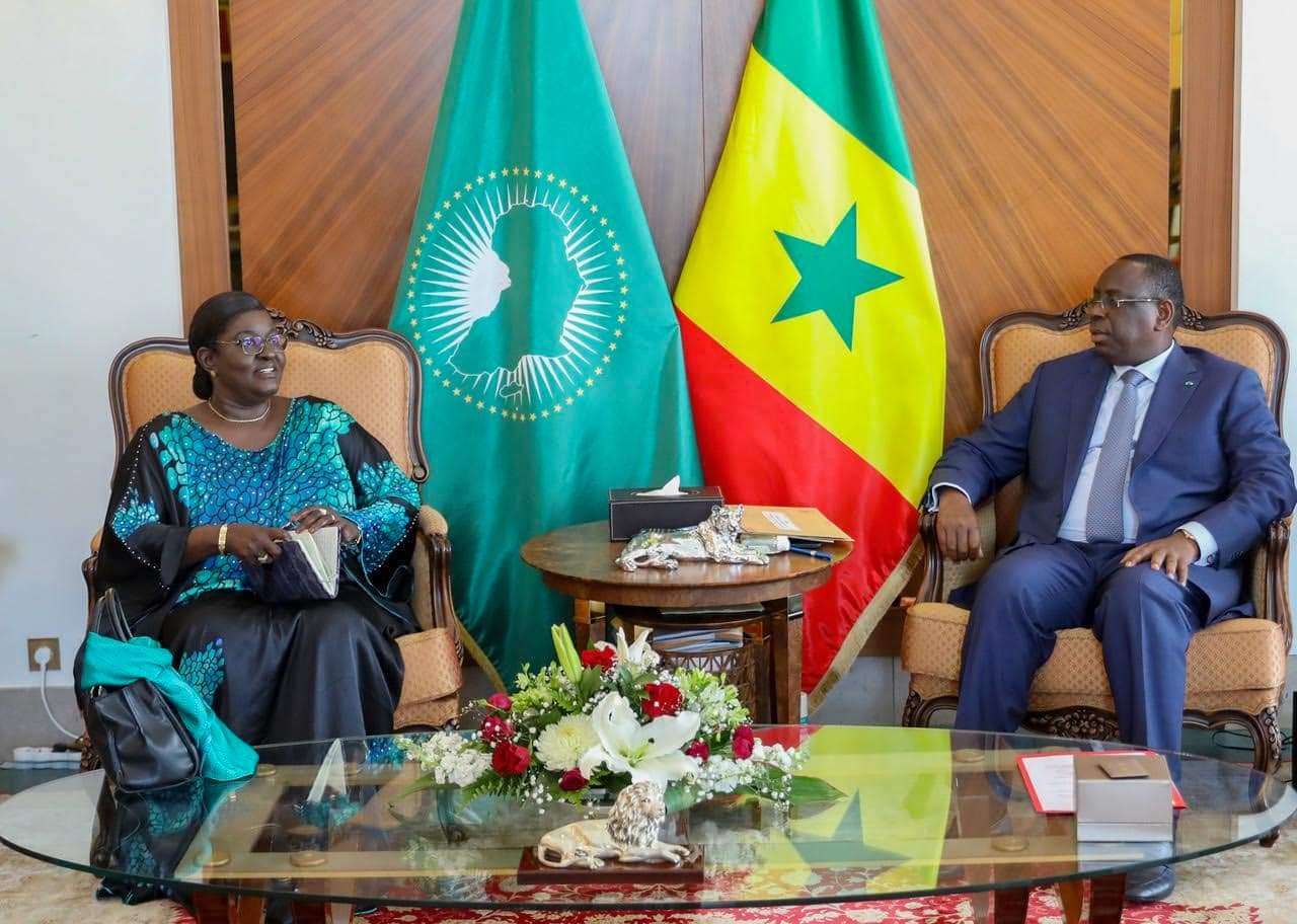 ​La nouvelle Ministre de la santé et de l'action sociale , Marie Khemess Ngom Ndiaye reçue par le Pr Macky Sall