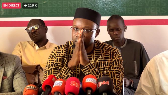 Mercredi 22 juin : Ousmane Sonko invite les Sénégalais à un concert de klaxons et casseroles