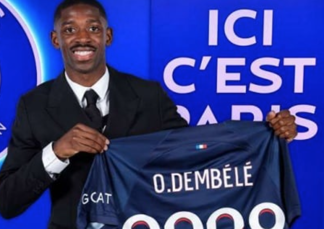 Le PSG officialise le numéro de Dembélé