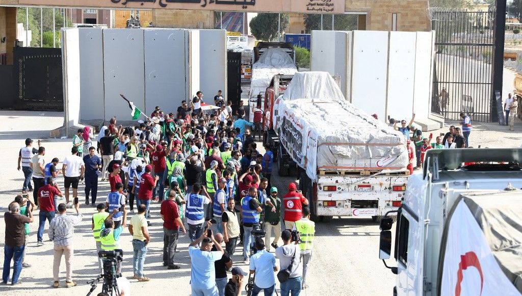 Guerre entre le Hamas et Israël : les premiers camions d’aide humanitaire sont arrivés à Gaza