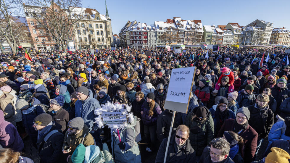 En Allemagne, 250 000 manifestants défilent contre l'extrême droite