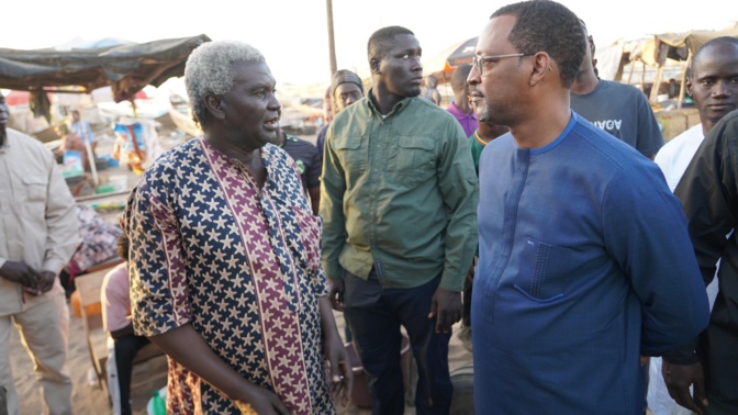 Photos / En campagne électorale à Cayar: El Hadji Mamadou Diao invite à une démarche participative et inclusive