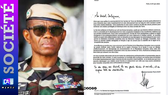 Officier dans la Légion d'honneur : Le Général Souleymane Kandé nommé par Macron