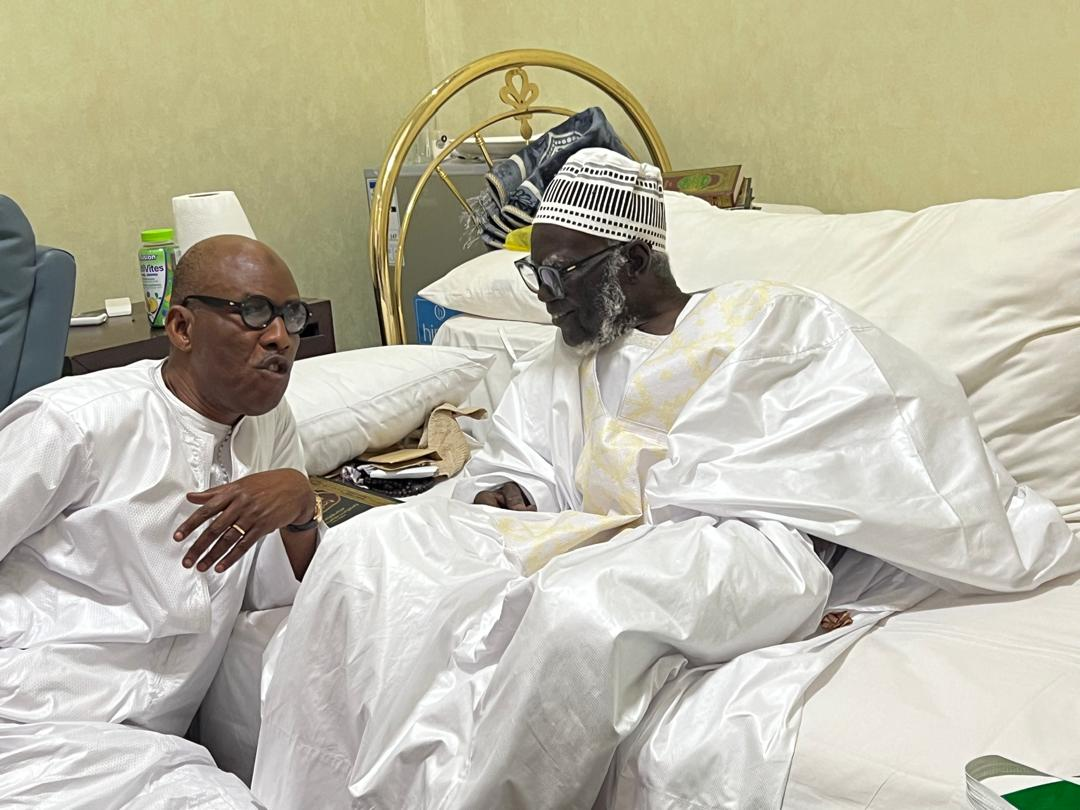 L'homme d'affaires Thierno Ndom Ba reçu pendant plus d'une...heure par le khalif général des mourides, Serigne Mountakha Bachir Mbacké (EXCLUSIVITÉ DAKARPOSTE)