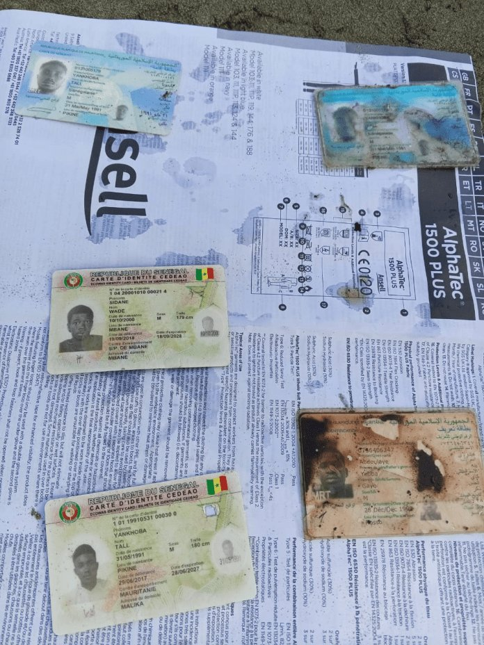 Des squelettes, des cartes nationales d’identité du Sénégal et de la Mauritanie, de la "drogue" : Récit d'un nouveau drame de l'émigration irrégulière