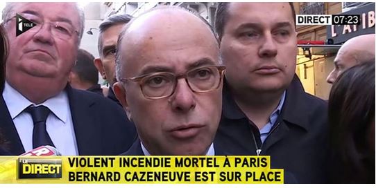 Selon Bernard Cazeneuve «Ça peut être un acte de malveillance»