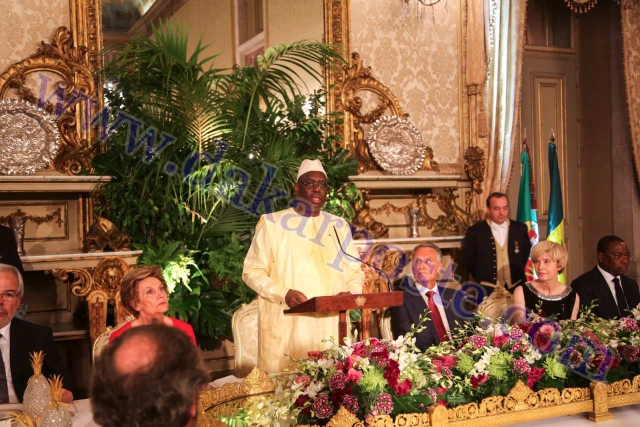 Dîner d'Etat en l'honneur de SEM Macky Sall - Discours PR