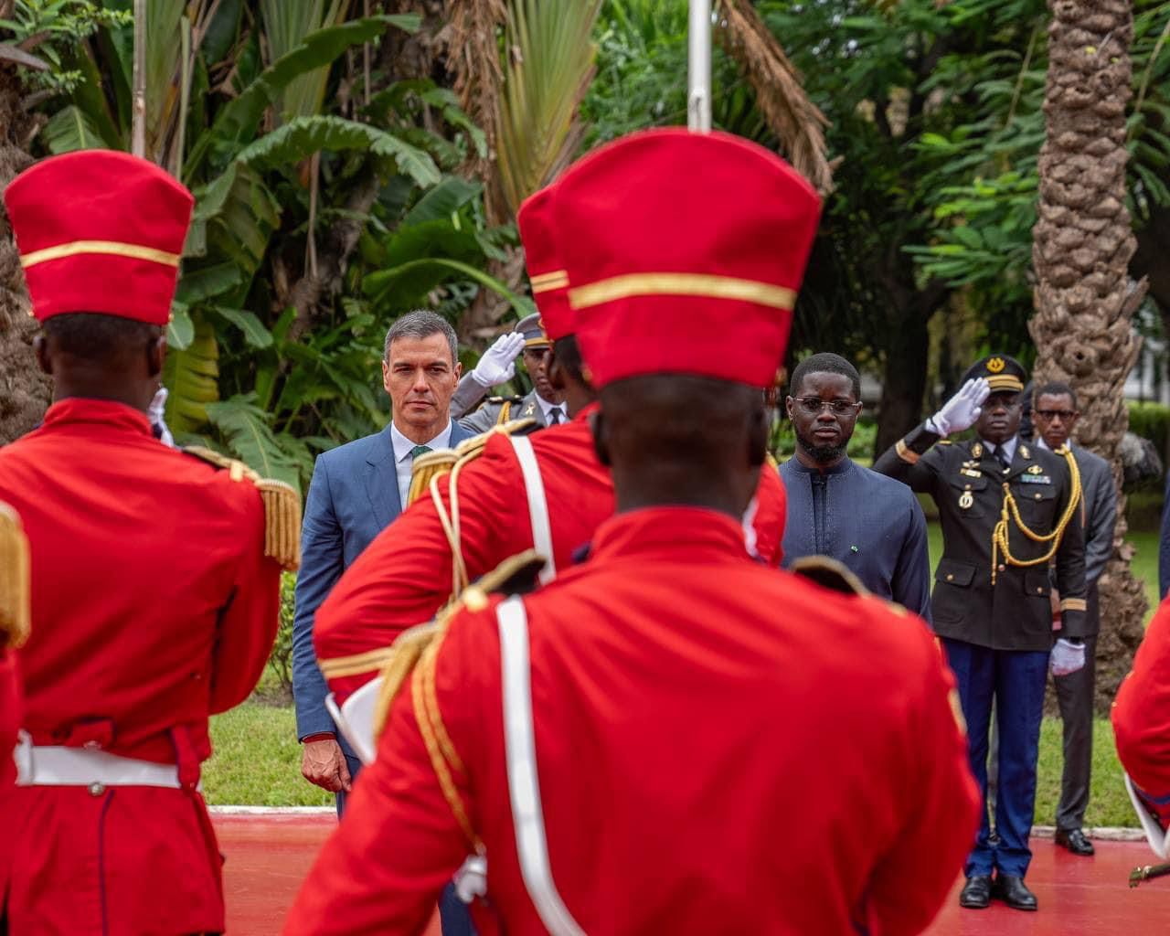 En séjour au Sénégal,  le Président du gouvernement Espagnol reçu par le l'État Bassirou Diomaye Faye 