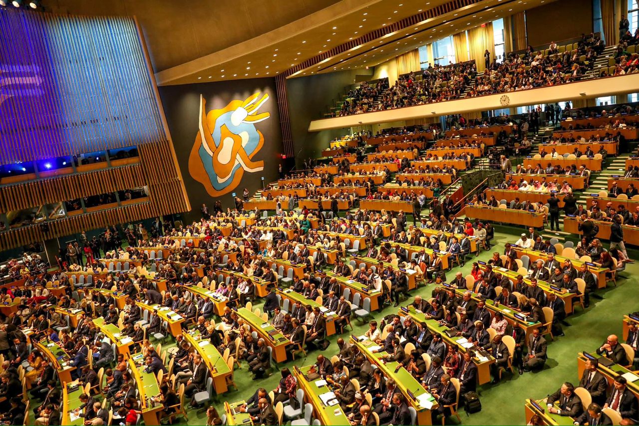 79e Assemblée générale des Nations Unies- Le Pr Bassirou Diomaye Diakhar Faye a pris part  à New York à la cérémonie d'ouverture