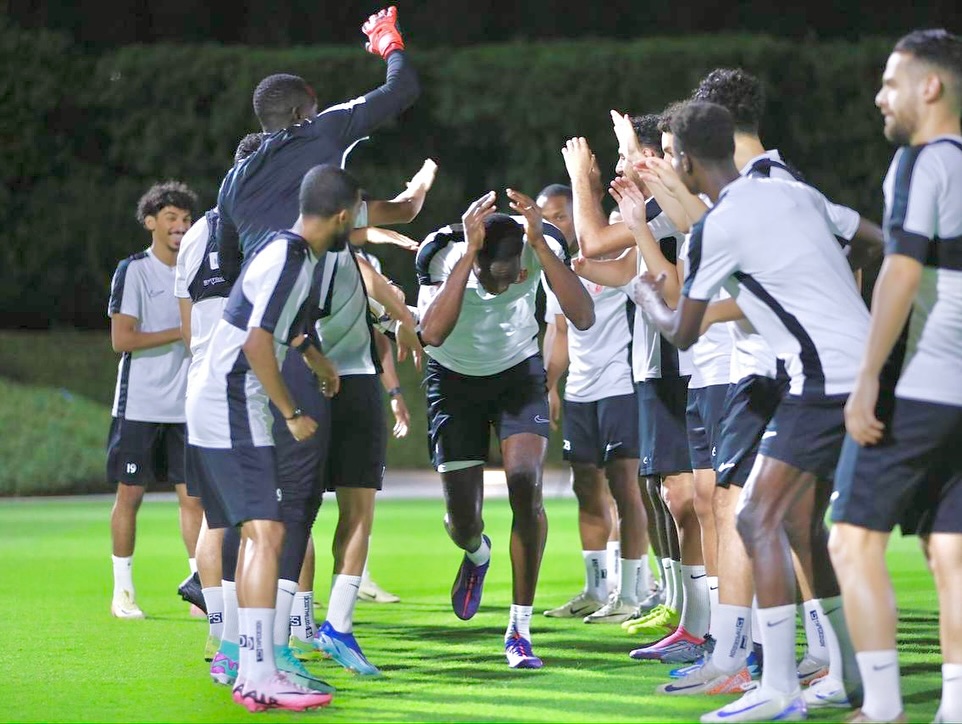 Premier galop entraînement de l’international Sénégalais Pape Abou Cissé avec son nouveau club Al Shamal, première division Qatarienne  (IMAGES)