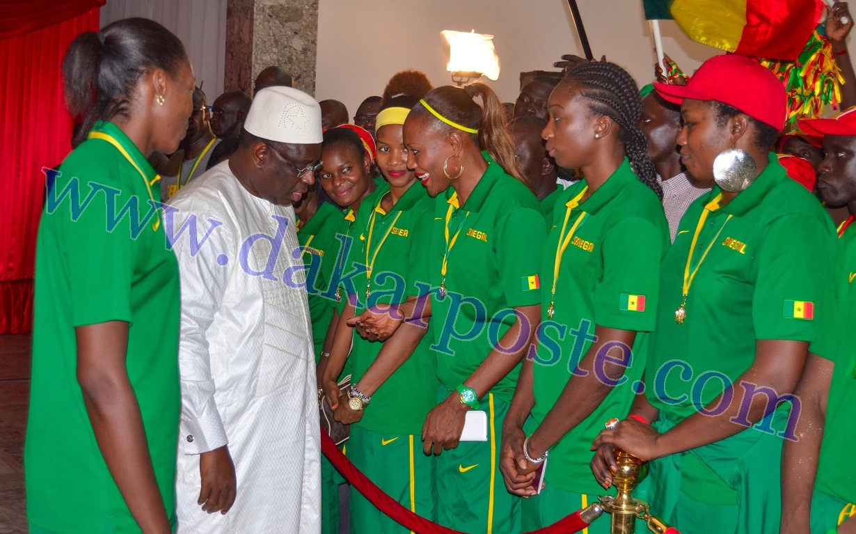 En images Lionnes reçues au Palais par Macky Sall