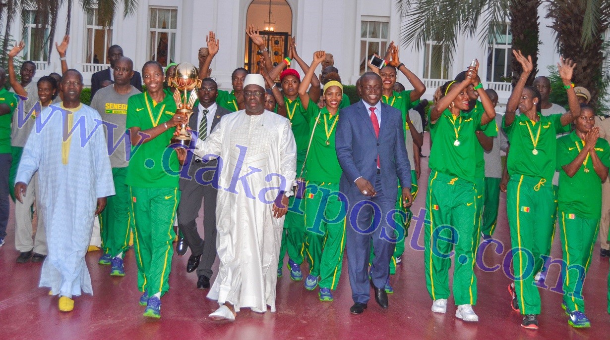 En images Lionnes reçues au Palais par Macky Sall