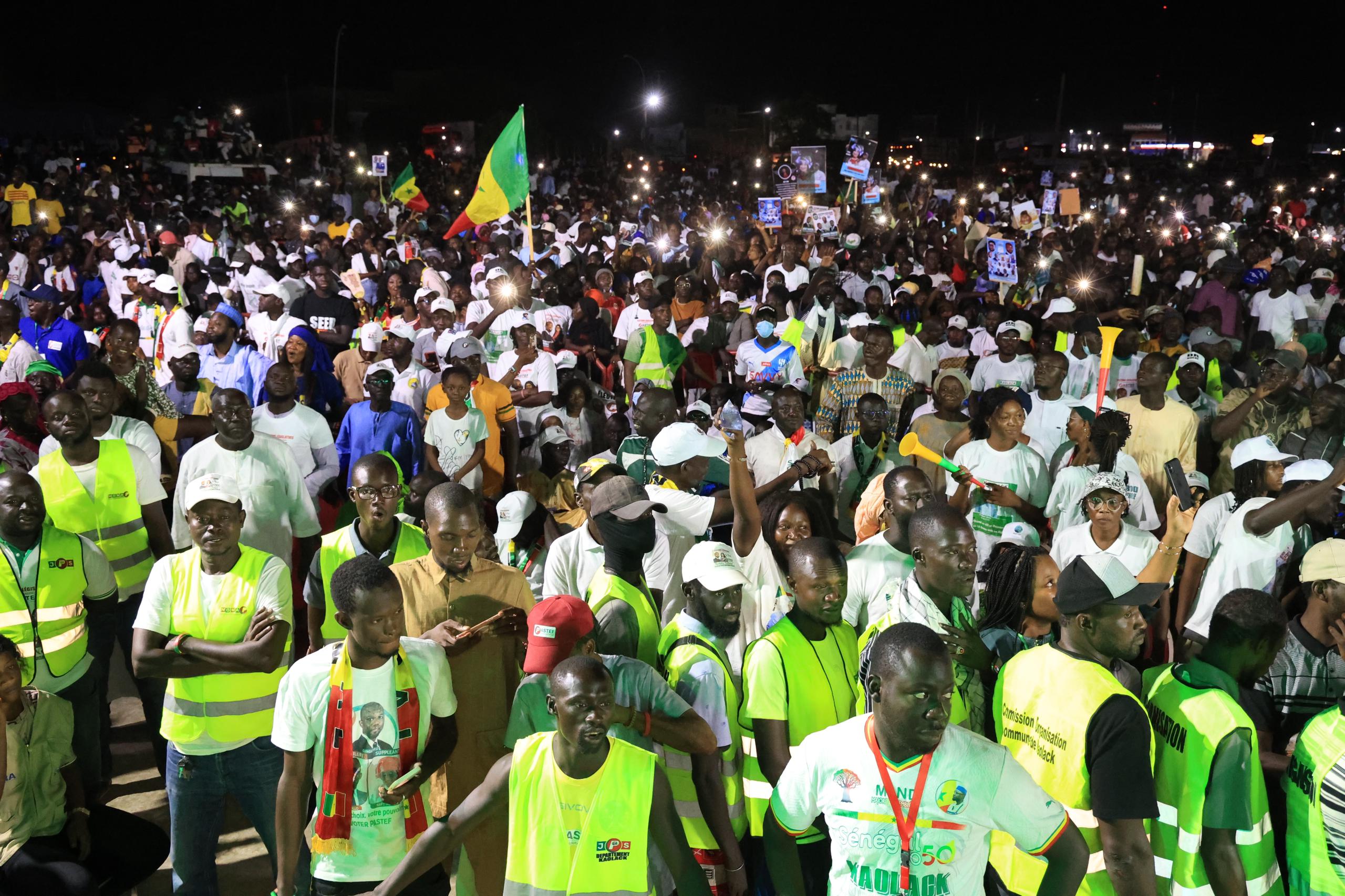 Campagne électorale pour les législatives- Kaolack déroule le tapis rouge à Ousmane Sonko et Cie (IMAGES)