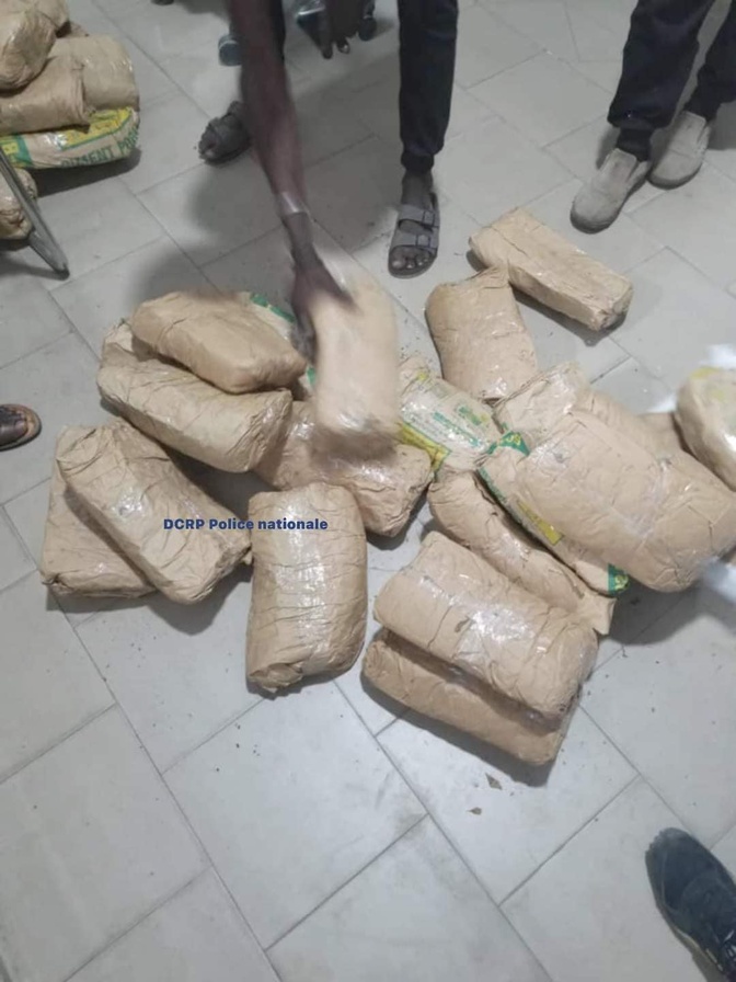 Arrestations et saisies massives de drogue à la Médina, Rufisque et Point E (Photos)