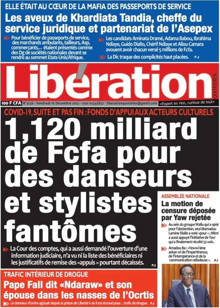 Affaire de trafic de passeports de service : Khardiatou Tandian, de l'ASEPEX au FAÏSE – Intervention politique et intégration controversée