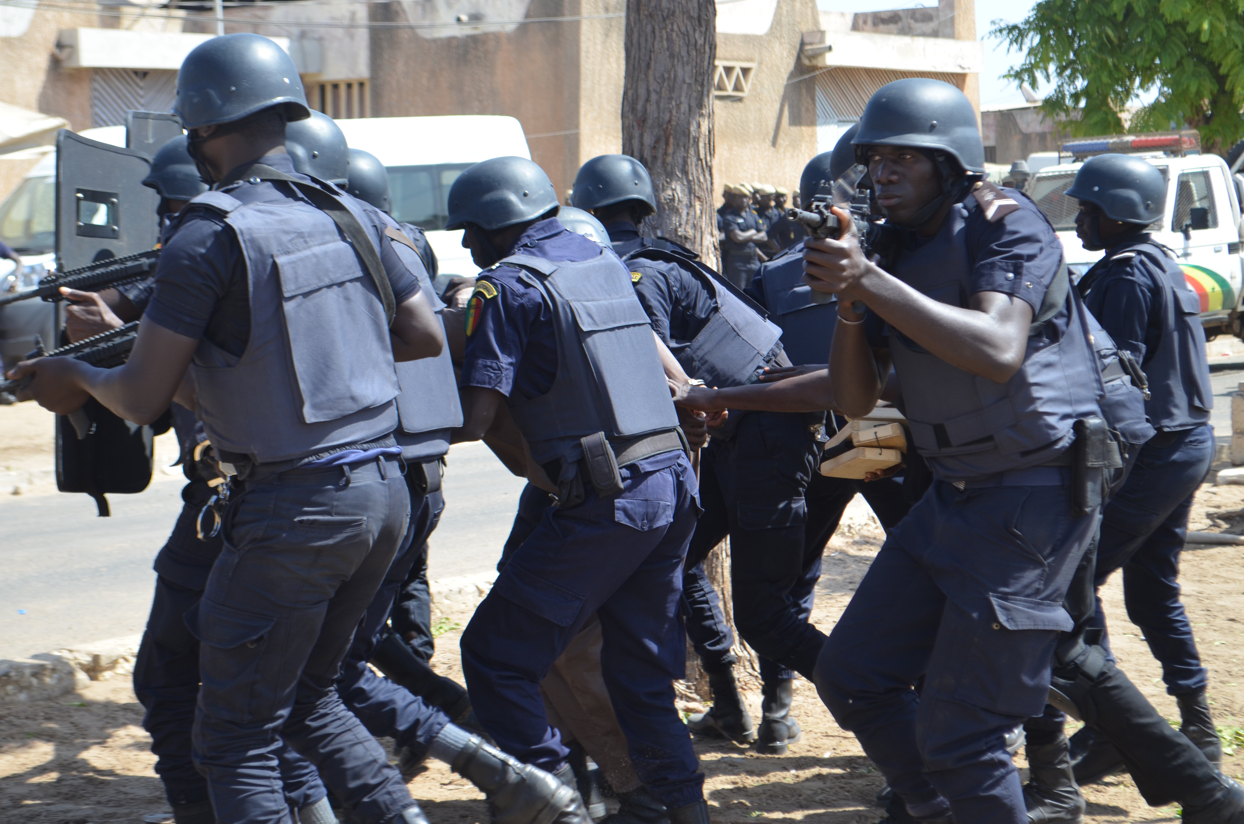 LES ELEMENTS DU GMI FORMES AUX TECHNIQUES DE PROTECTION ET D’INTERVENTION EN SITUATIONS DE CRISES MAJEURES